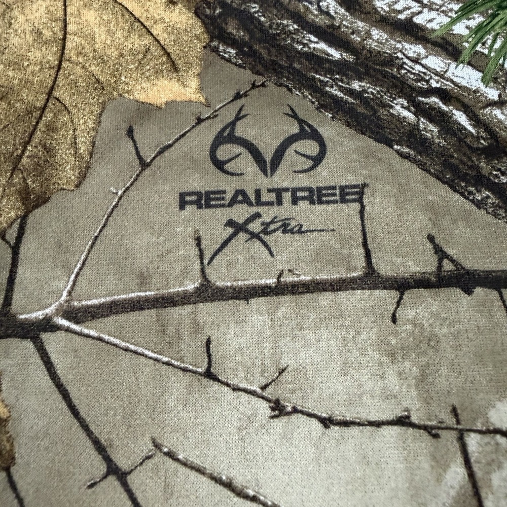 Under Armour Camo Hoodie Mens 2XL Realtree Storm Hunting Outdoors - Picture 4 of 8